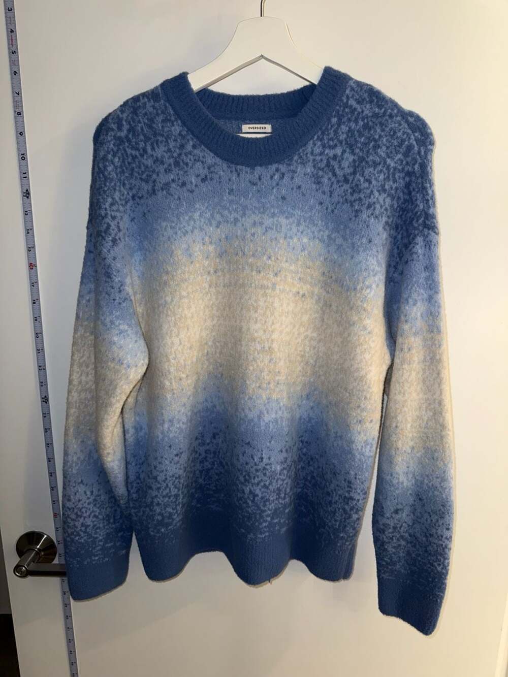 Abercrombie & Fitch Soft A&F Oversized Ombre Sweater Blue Size S